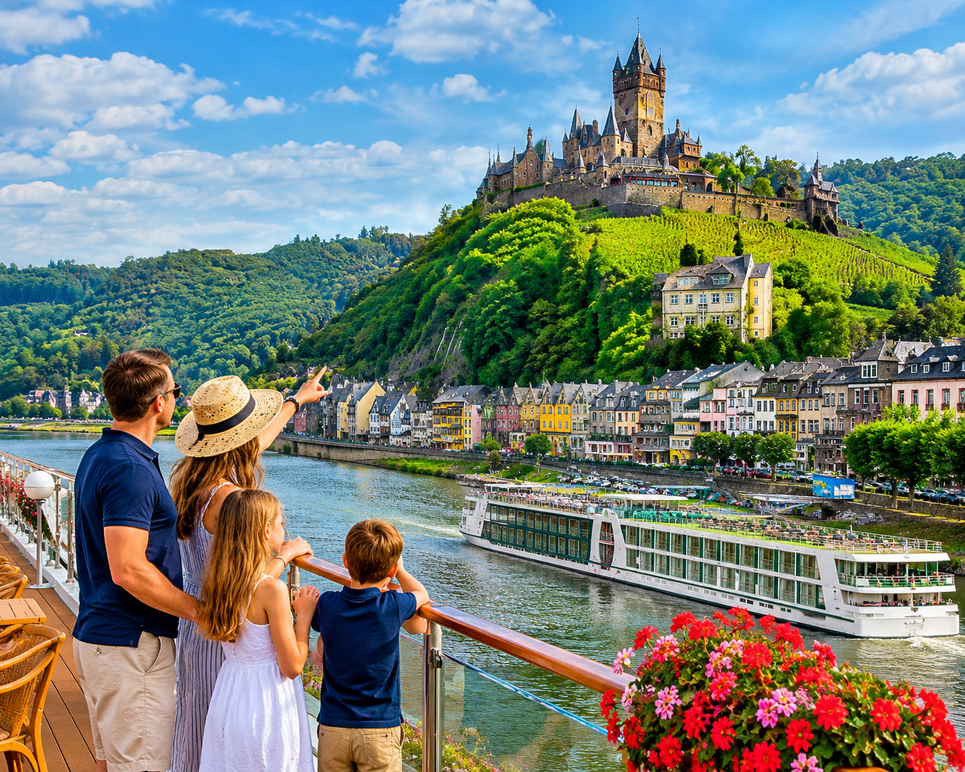 Adventures by Disney and AmaWaterways family river cruise through Europe.