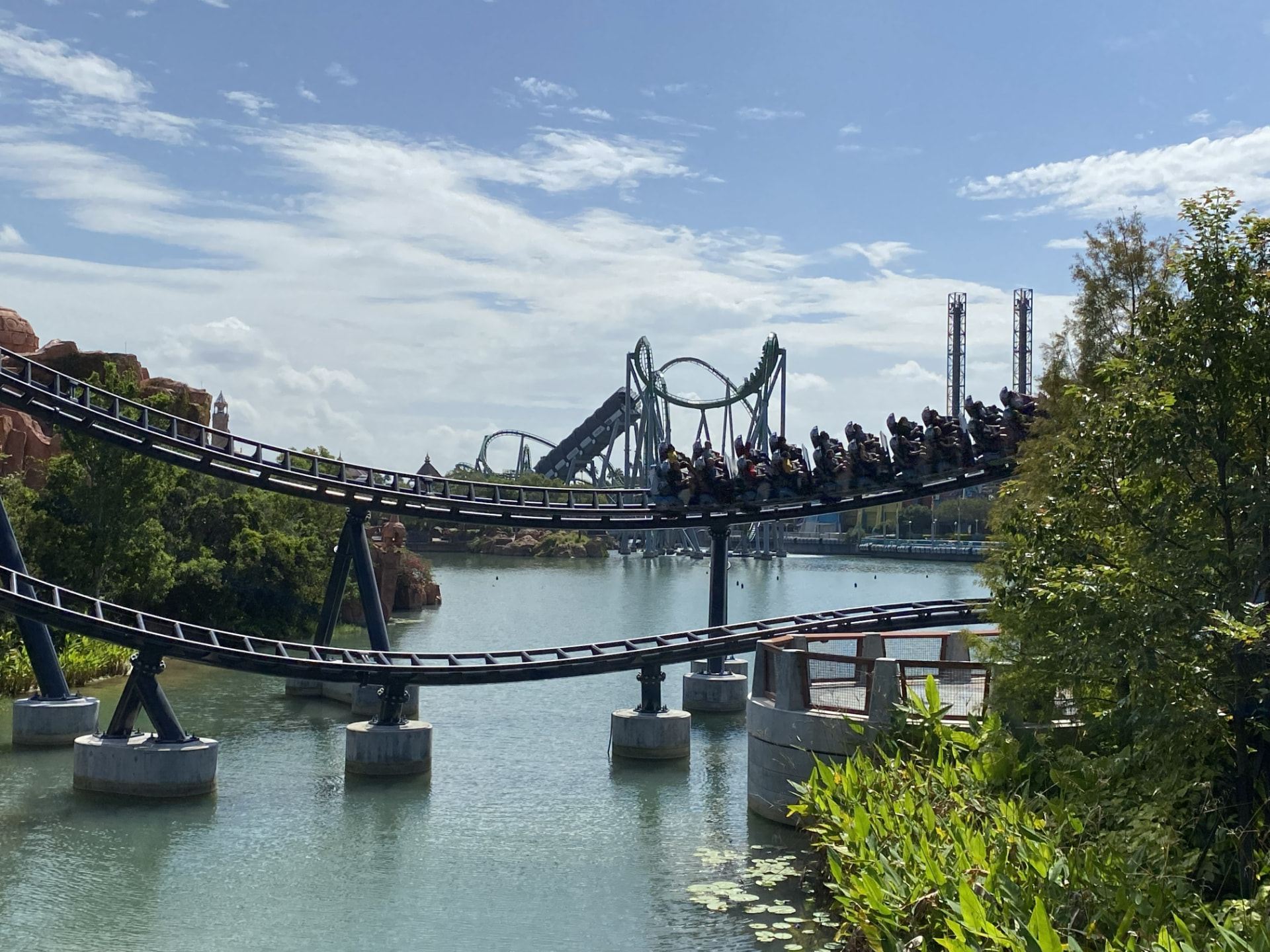 Universal Orlando roller coaster, Islands of Adventure.