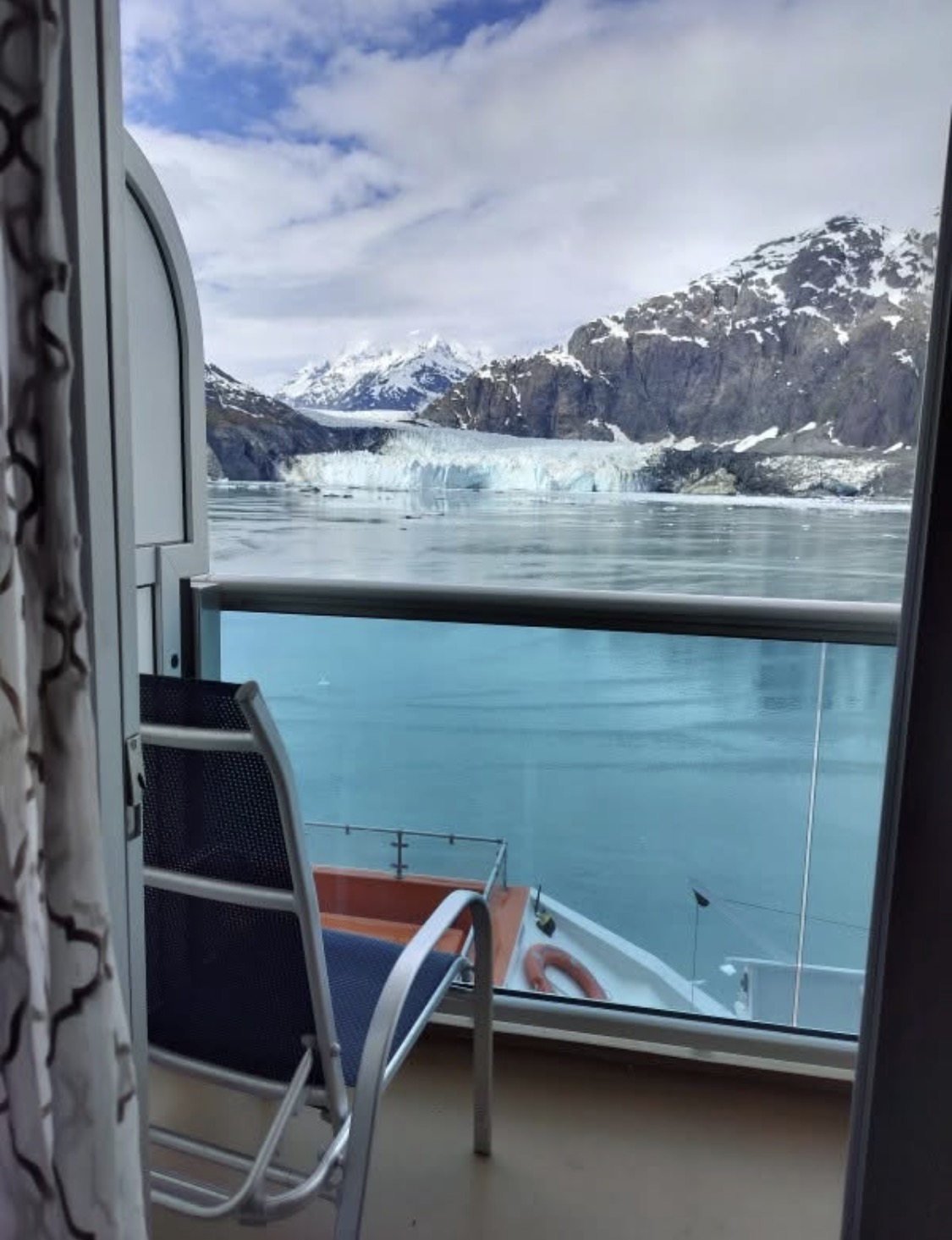 This is why everyone should have a balcony view on an Alaskan Cruise